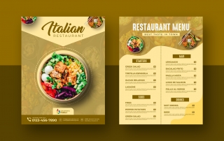 menu -